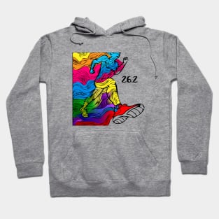 Run the distance 26.2 Hoodie